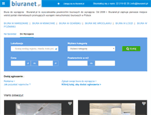 Tablet Screenshot of biuranet.pl